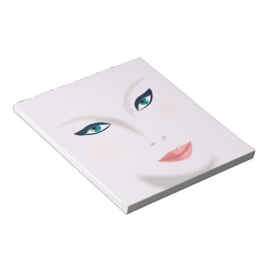 Schönheitskünstlerin Notizblock (angewinkelt)