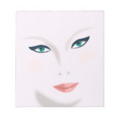 Schönheitskünstlerin Notizblock (Vorderseite)