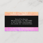 Schönheitslogo | Salonschere und Erzeugnisse Visitenkarte (Rückseite)