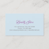 Schönheitsmaniküre Nagelsalon Verabredung Terminkarte (Rückseite)