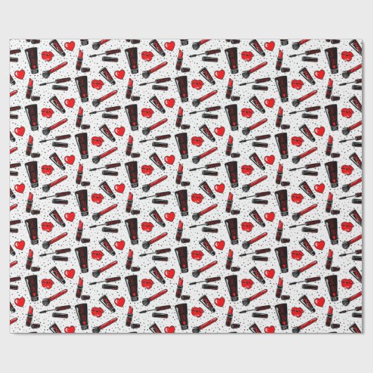 Schönheitsmittel Geschenkpapier (Flach)