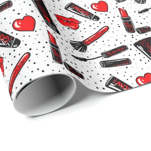 Schönheitsmittel Geschenkpapier (Rolleneckpunkt)