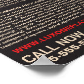 Schönheitsmodell, plastischer Chirurg, plastische Poster (Ecke)