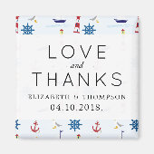 Schönheitsmuster, Meeresmuster, Hochzeit Magnet (Vorne)