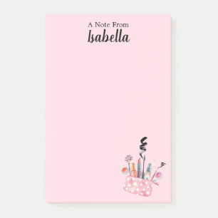 Schönheitsnotizen zum Make-up Post-it Klebezettel