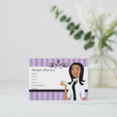 Schönheitsperfektion Visitenkarte (Stehend Vorderseite)