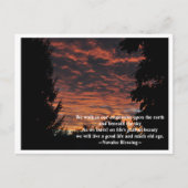 Schönheitspfad Postkarte (Vorderseite)