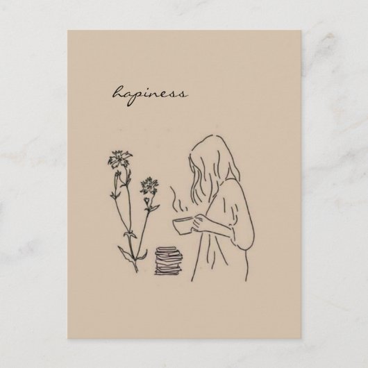 Schönheitspflege Postkarte (Vorderseite)