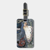 Schönheitsprinzessin Vintage Magie Romantik Gepäckanhänger (Vorderseite vertikal)