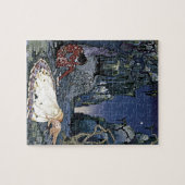 Schönheitsprinzessin Vintage Magie Romantik Puzzle (Horizontal)