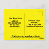 Schönheitssalon, Barbershops, Nagelsalon, Postkart Postkarte (Rückseite)