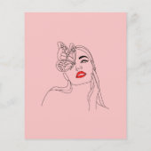 Schönheitssalon Flyer (Hinten)