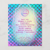 Schönheitssalon Flyer (Hinten)