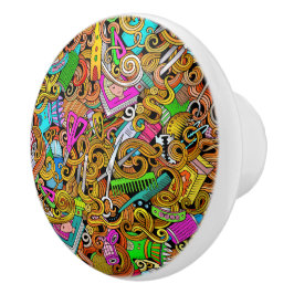 Schönheitssalon / Friseur / Haare Keramik Knobs Keramikknauf