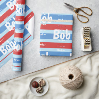 Schönheitssalon, Friseursalon Friseur  Geschenkpapier