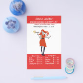 Schönheitssalon Friseursalon - Liste der Friseursa Flyer (Einzeln)