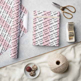 Schönheitssalon, Friseursalon Massage Entspannen S Geschenkpapier