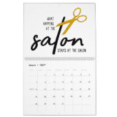 Schönheitssalon Frisör Frisör 2 Kalender (Mär 2027)