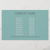 Schönheitssalon für Großgatsby Flyer (Hinten)