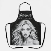Schönheitssalon für Haare und Makeup Schürze (Vorderseite)