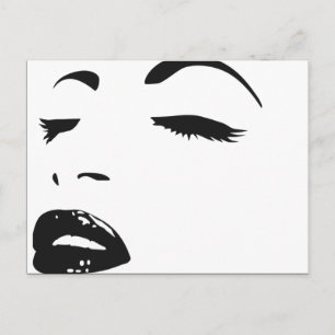 Schönheitssalon (größer) postkarte