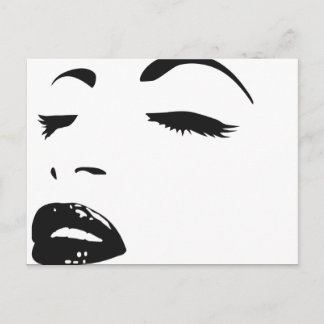 Schönheitssalon (größer) postkarte