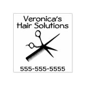 Schönheitssalon Gummistempel (Prägung)