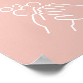 Schönheitssalon Hygiene waschen Sie sich bitte die Poster (Ecke)