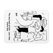 Schönheitssalon - Ihre Zeit beginnt... jetzt! Magnet (Horizontal)