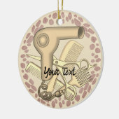 Schönheitssalon Keramik Ornament (Links)