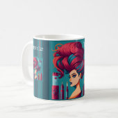 Schönheitssalon Kosmetik Friseurbedarf Shop Kaffeetasse (Vorderseite Links)