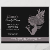 Schönheitssalon (Lavendel Blush) Flyer (Vorne)