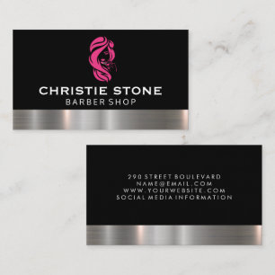 Schönheitssalon-Logo Visitenkarte
