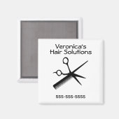 Schönheitssalon Magnet (Vorderseite/Rückseite)