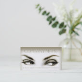 Schönheitssalon / Make-up Artist / Haar Stylist Ca Visitenkarte (Stehend Vorderseite)