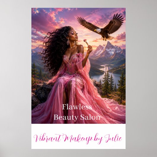 Schönheitssalon Make-up Flawless Poster (Vorne)