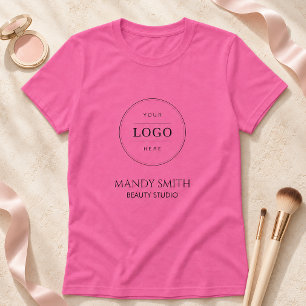 Schönheitssalon-Make-up-Geschäft-Logo T-Shirt