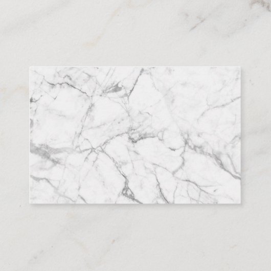 Schönheitssalon Massage Therapie Marble Verabredun Terminkarte (Rückseite)