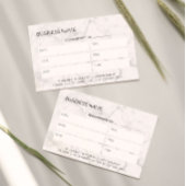 Schönheitssalon Massage Therapie Marble Verabredun Terminkarte