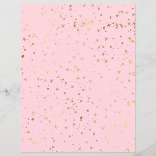 Schönheitssalon mit Ihrem Logo auf Sternen Muster Flyer (Hinten)