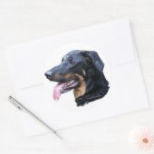 Schönheitssalon Runder Aufkleber (Umschlag)