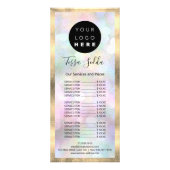 Schönheitssalon Schönheitssalon WELLNESS-CENTER Werbekarte (Hinten)