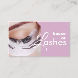 Schönheitssalon Spa Wimpern Augenbrauen Visitenkar Visitenkarte