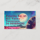 Schönheitssalon Wellness-Center Friseur Visitenkarte (Rückseite)