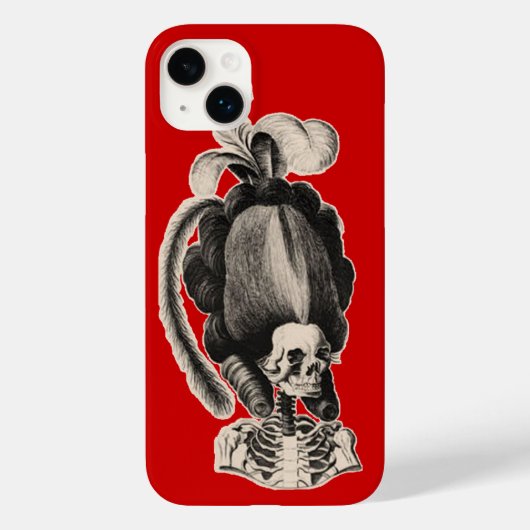 Schönheitsschädel Case-Mate iPhone Hülle (Rückseite)