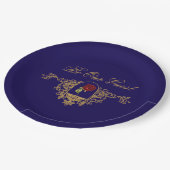 Schönheitsstiftung Pappteller (Schrägansicht)