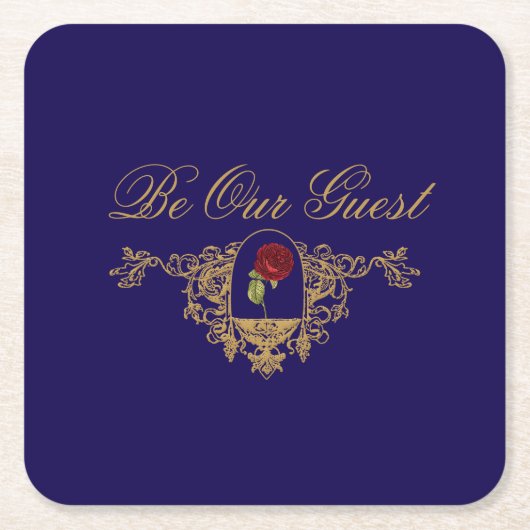 Schönheitsstiftung Rechteckiger Pappuntersetzer (Vorderseite)