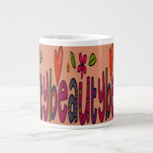 Schönheitsstil für eine schöne Person Jumbo-Tasse