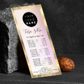 Schönheitsstudio Ombr Werbekarte