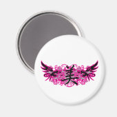 Schönheitssymbol & Tattoo Design Magnet (Vorderseite/Rückseite)